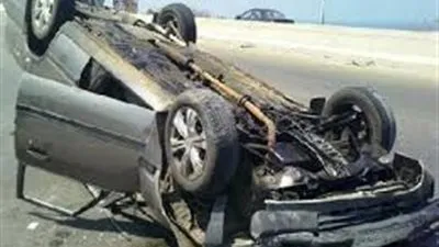 إصابة سيدة ونجلتها نتيجة حادث بالجيزة