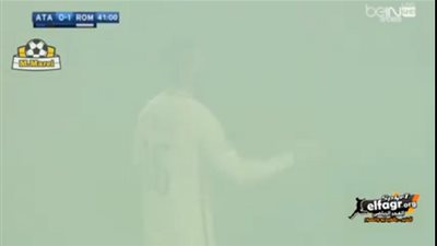 بالفيديو.. جماهير روما تشعل ملعب أتلانتا بالشماريخ احتفالا بهدف بيروتي