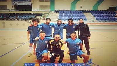 دمياط تفوز على السادات في افتتاح البطولة العربية للكرة الخماسية