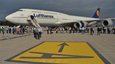 عاجل.. الطيران الألماني  يعلن إلغاء 876 رحلة جوية غدا 