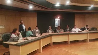 نقيب الصحفيين لوفد 