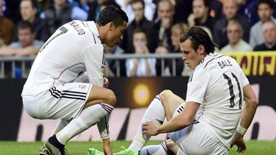 جاريث بيل مهدد بالغياب عن ريال مدريد في الكلاسيكو