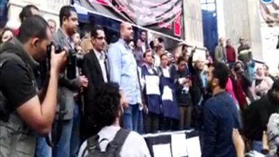 صحفيو مصر من أمام قلعة الحرية:  