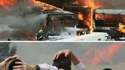  صور ترصد حال الإسرائيليين أثناء اندلاع الحرائق الضخمة 