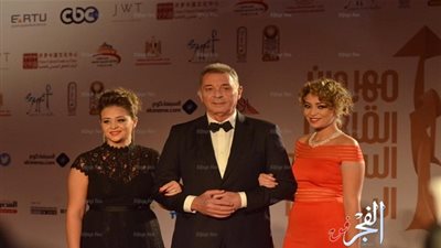 محمود حميدة يصل حفل ختام مهرجان 