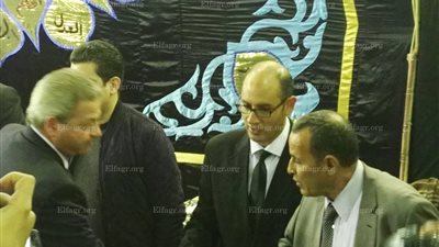 وزير الشباب والرياضة يصل عزاء 