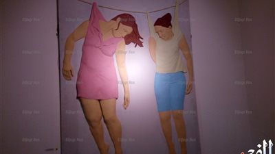 مايا مرسي وأحلام يونس تفتتحان معرض 