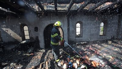 إخماد جميع الحرائق في إسرائيل 