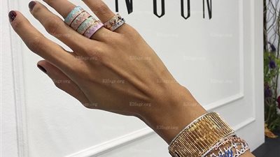 الشيخة دانة الخليفة تستعرض مجوهرات فريده من نوعها