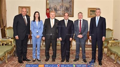 السيسي يستقبل وفدا من مجموعة الأحزاب الشعبية بالبرلمان الأوروبي‎