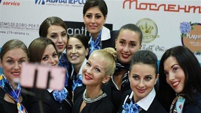 اختيار ملكة جمال مضيفات روسيا (صور)