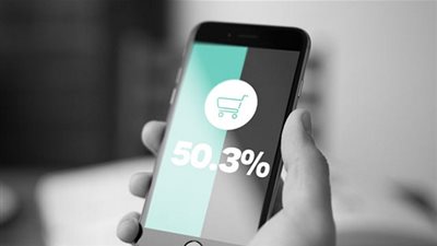 التسوق من خلال الأجهزة المحمولة يسجل رقم قياسي في الولايات المتحدة