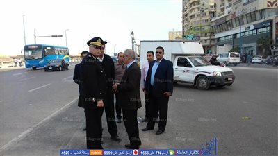 مدير أمن الإسكندرية يجري جولة تفقدية لمتابعة الحالة المرورية على طرق الكورنيش (صور)