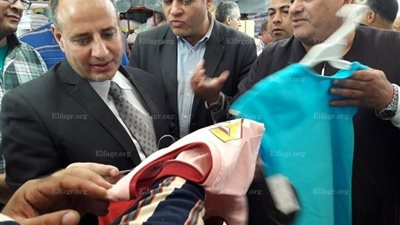 محافظ البحيرة يتفقد المنطقة النسيجية استعدادا لزيارة وزير الصناعة لكفر الدوار (صور)