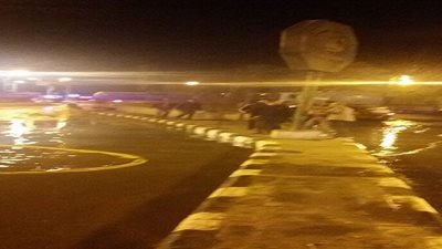 محافظ المنيا يتابع أعمال شفط مياه الأمطار من الشوارع