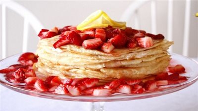 طريقة تحضير كعكة الكريب بالجبن‏ الذيذة