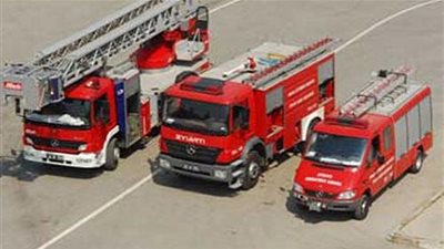 3 سيارات إطفاء لإخماد حريق شقة بالعمرانية 