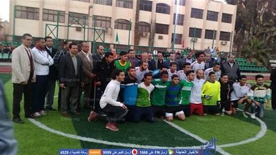 فوز كلية الآداب بكأس دوري جامعة الفيوم
