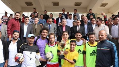 في ختام الأنشطة الطلابية بجامعة بني سويف.. الحقوق يكتسح الطب برباعية