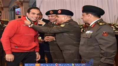 صور تكريم الفريق أول صدقى صبحى لأبطال الأولمبياد 