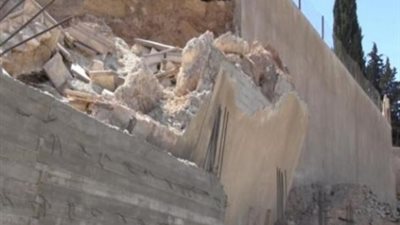 عاجل.. انهيار جدار إثر انفجار لغم في الشيخ زويد بسيناء