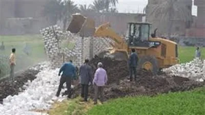 إزالة 16 حالة تعدي على الأراضي الزراعية بالمنيا