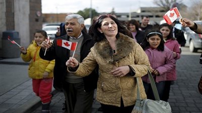 كندا تستقبل 35 ألف لاجئ سوري