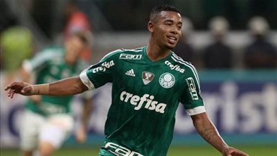 جيسوس يودّع بالميراس ويبدأ مشواره مع مانشستر سيتي