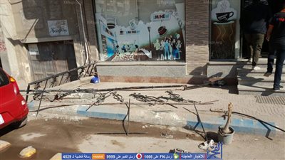 حملة لإزالة إشغالات المحلات التجارية والفنادق بمدينة الفيوم (صور)