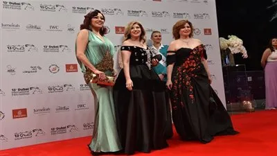 إطلالات ملكية لـ إلهام شاهين وميساء مغربي وهالة سرحان في مهرجان دبي (صور) 