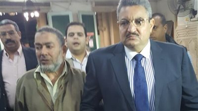 مدير أمن الجيزة يشارك في تشييع جنازة شهداء الهرم 