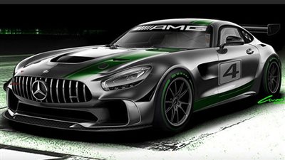 مرسيدس AMG تعلن عن تطويرها لسيارة السباقات الجديدة GT4