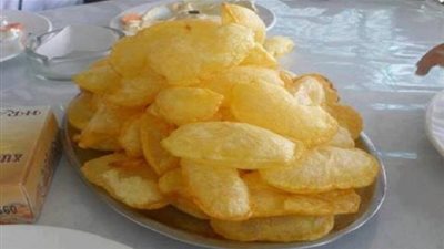 طريقة عمل بطاطس الشيبسي المنفوخة