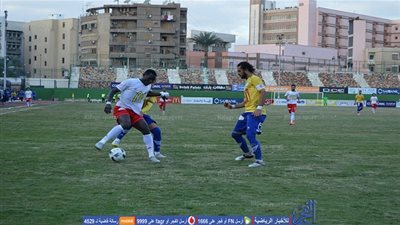 صور مباراة طنطا والنصر للتعدين بكاميرا الفجر الرياضي