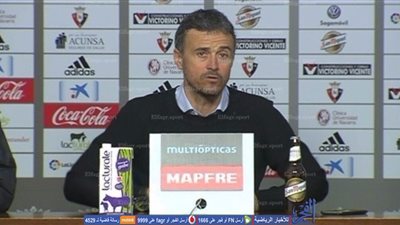 إنريكي: أنا سعيد بما شاهدته وبمستوى فريقي