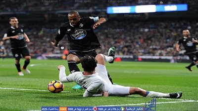 ديبورتيفو يدرك التعادل أمام ريال مدريد (فيديو)
