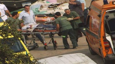 نقل مصابي انفجار 