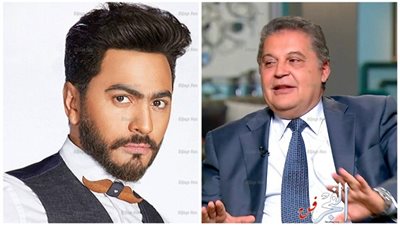 محسن جابر يمنح تامر حسني لقب أفضل مطرب