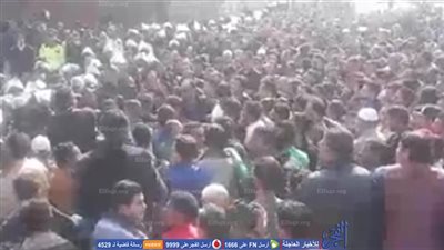 عاجل.. اشتباكات بين الأمن والمحتشدين أمام كنسية العذراء  