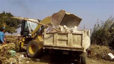 إزالة 18 حالة تعد على الأرض الزراعية بمركز مطاي بالمنيا 