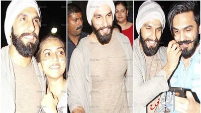 رانفير سينج يفاجأ الجمهور ويتفقد السينمات أثناء عرض فيلمه 