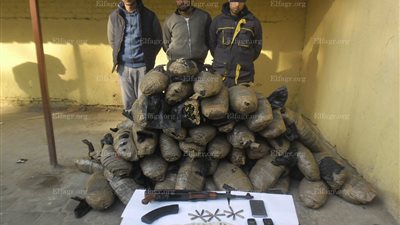 ضبط تشكيل عصابي بالمنوفية بحوزته كميات كبيرة من المواد المخدرة (صور)