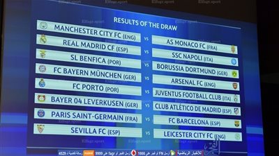 دوري أبطال أوروبا.. تعرف على مواعيد مباريات دور الـ16