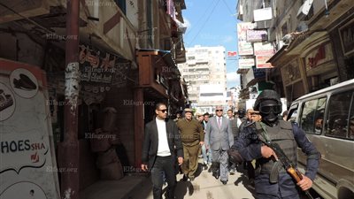 مدير أمن البحيرة يفاجئ خدمات الكنائس ويتفقد قوات الأمن (صور)