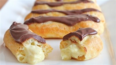 طريقة تحضير إكلير الشوكولاتة اللذيذ