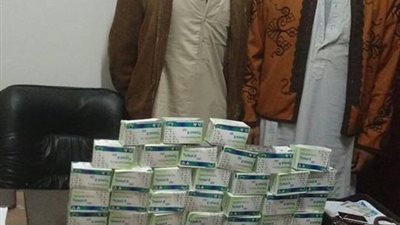 ضبط 3 ألاف قرص مخدر بحوزة عاطلين فى الحمام