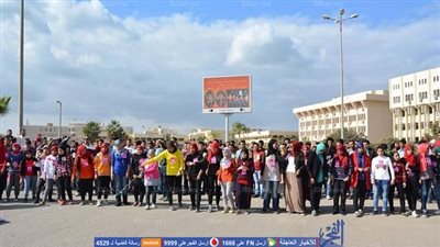 انطلاق المرحلة الأولى لسباق الطريق لطلاب جامعة الفيوم