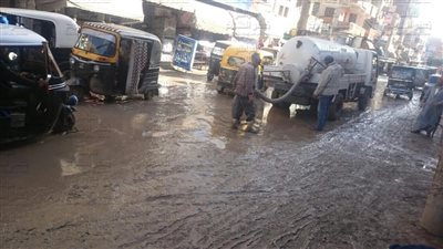 رفع مخلفات مياه الأمطار بمدن كفرالشيخ وإعلان حالة الطوارئ