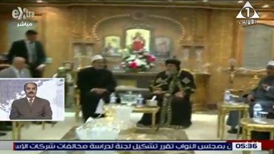 عاجل.. شيخ الأزهر يزور الكاتدرائية لتعزية البابا تواضروس