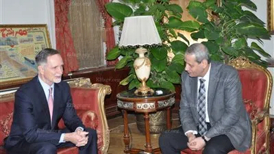 الهلالى يلتقي السفير الأمريكي لبحث سبل التعاون في تطوير التعليم 